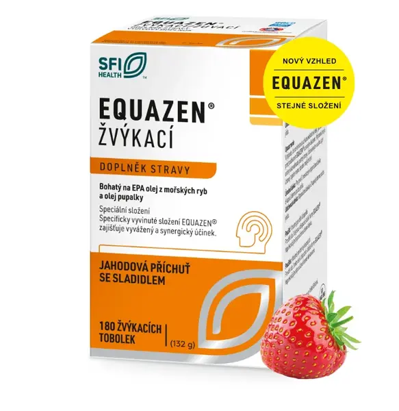 Equazen žvýkací Tobolek 180 Jahodová Příchuť