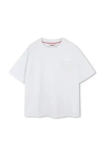 Dětské bavlněné tričko HUGO