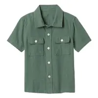 GAP UTILITY Detská košeľa, tmavo zelená, veľkosť 4Y