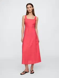 GAP Linen Midi Dress - Ladies