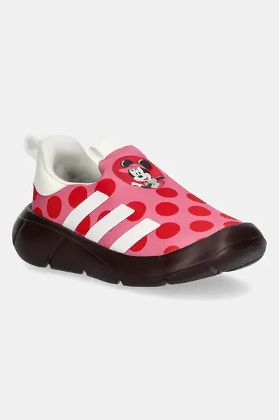 Dětské sneakers boty adidas MONOFIT MINNIE růžová barva, IH6313