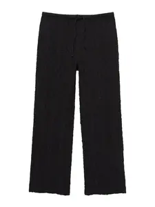 Pull&Bear Nohavice  čierna