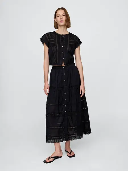 GAP Maxi skirt with lace - Women's