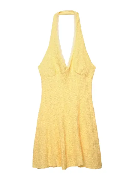 Pull&Bear Letné šaty  žltá