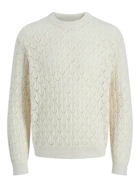 JACK & JONES Sveter 'JORGRAMERCY'  krémová