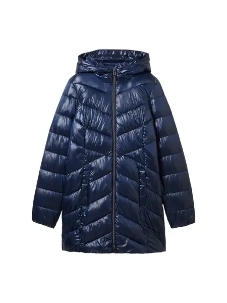 TOM TAILOR Prechodný kabát  tmavomodrá