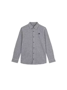 Scalpers Košeľa  modrá / biela