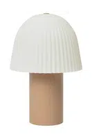 Bezdrátová stolní LED lampa ferm LIVING Frill růžová barva
