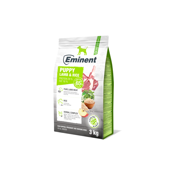 Eminent Puppy Lamb & Rice 3 kg