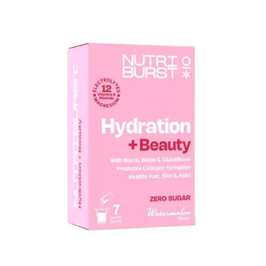 Nutriburst Elektrolyty Beauty hydratační nápoj s vitamíny 7 ks vodní meloun