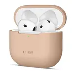 Tech-Protect Silicone puzdro na Apple AirPods 4, hnedé