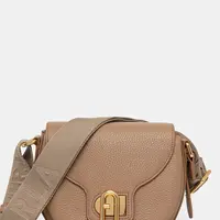 Kožená kabelka Furla hnědá barva, WB01491.BX0356.4275S