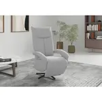 Sit & More RELAXAČNÍ KŘESLO, textil, světle šedá