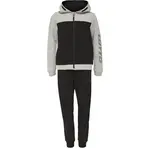 Lotto ALON Chlapčenská tepláková súprava s kapucňou, čierna, veľkosť 140-146