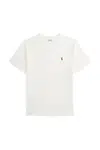 Tričko Polo Ralph Lauren bílá barva, 323965839001
