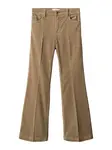 MANGO Džínsy  hnedá