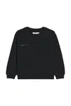 Mikina Pangaia KIDS' 365 MIDWEIGHT SWEATSHIRT černá barva, 10000279