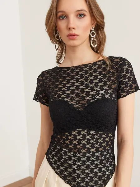 olalook Tričko  čierna