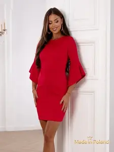 Resti Women's mini dress with ruffle sleeves Gusst Style