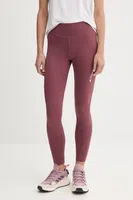Legíny adidas TERREX Multi dámské, červená barva, JE9423