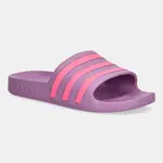 Pantofle adidas Adilette Aqua dámské, fialová barva, JS4057