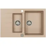 Alveus Granitový drez Cadit 70, piesková, 79 x 50 cm