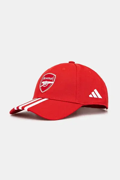 Kšiltovka adidas Performance ARSENAL FC červená barva, s aplikací, JX1126