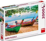 Puzzle Rybářské loďky 2000 dílků
