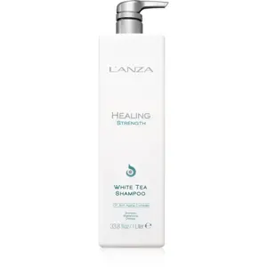 L'anza Healing Strength White Tea Shampoo šampon pro jemné a zplihlé vlasy s bílým čajem 1000 ml