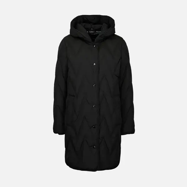 Čierna dámska páperová bunda Geox Plummery