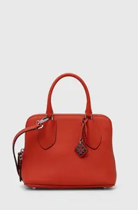 Tory Burch Kožená kabelka Tory Burch Mini Pebbled Swing