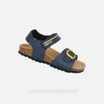 Tmavě modré chlapecké sandály Geox Chalki