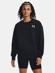 Under Armour Mikina Essential Flc OS Crew-BLK - Dámské