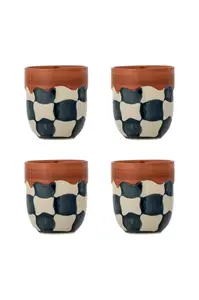 Bloomingville  Sada hrnků  Check 375 ml 4-pack