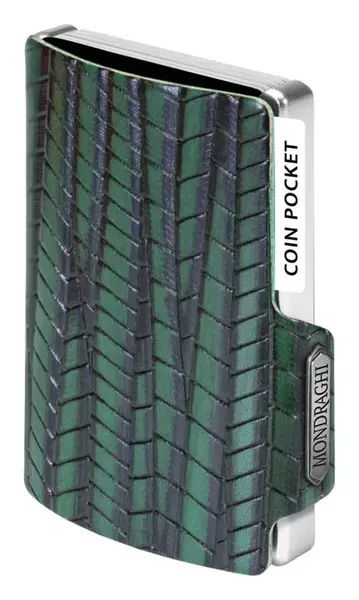Kožená mini peněženka Mondraghi Evolution Green