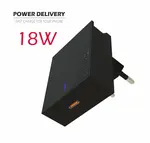 Swissten Síťový Adaptér Power Delivery 3.0 18W černá