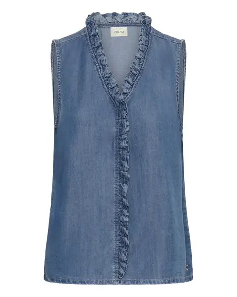 Cream Blúzka 'Molly'  modrá denim