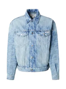 Calvin Klein Jeans Prechodná bunda '90s LT Playbill'  čierny denim