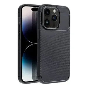 Zadní kryt Case CARBON PREMIUM pro Apple iPhone 16, černá