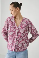 Blúzka s prímesou ľanu Medicine