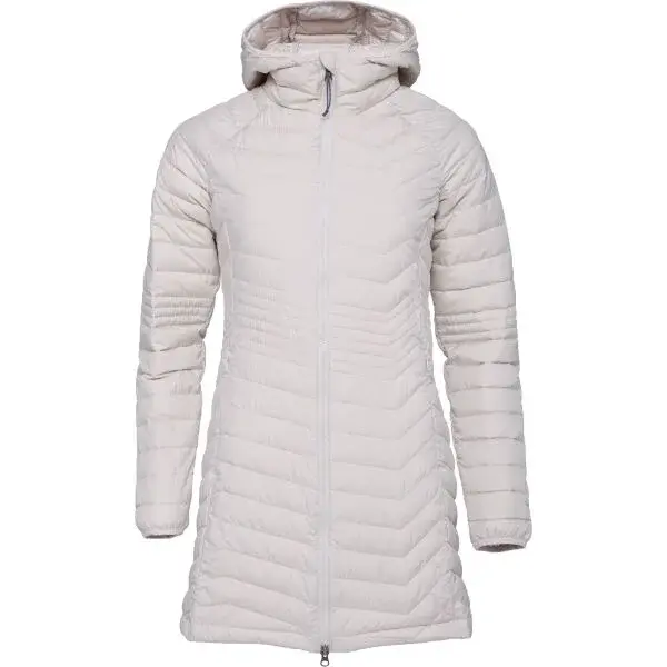 Columbia POWDER LITE MID JACKET Dámska dlhá zimná bunda, béžová, veľkosť