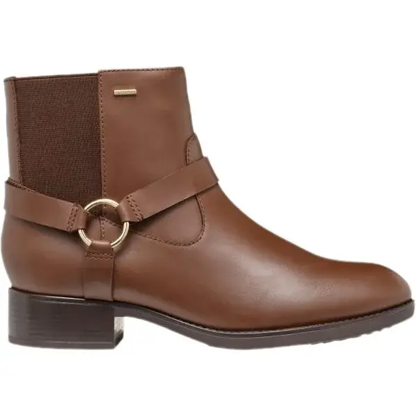 Geox D FELICITY Nepremokavá členková obuv, hnedá, veľkosť