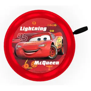 Disney CARS III Zvonček na bicykel, červená, veľkosť