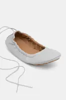 Kožené baleríny BOSS Roxanne