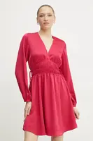 Šaty BOSS Orange růžová barva, mini, 50542146