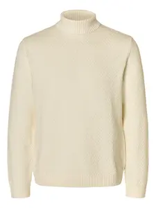 SELECTED Sveter 'SLHTrevor'  krémová