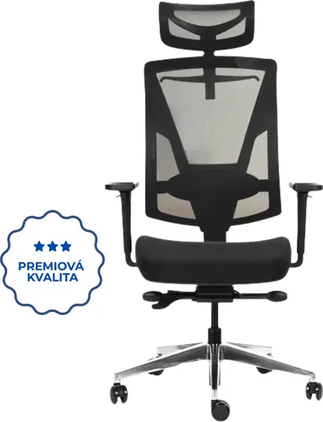 MERCURY Ergonomická kancelářská židle OAMA ERGO černá