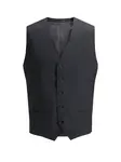 JACK & JONES Vesta k obleku  čierna