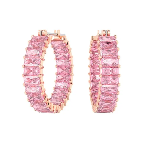 Swarovski Náušnice 'Matrix'  zlatá / rosé