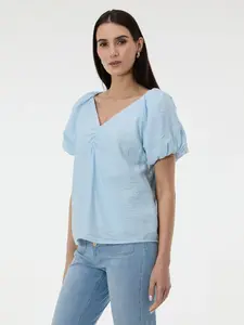 Světle modrá dámská halenka ORSAY
